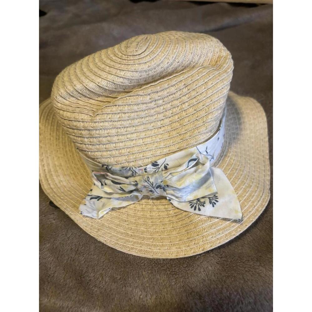 Joie Kids Girls Tween Teen Easter Summer‎ Straw Hat Nwt - Picture 2 of 7